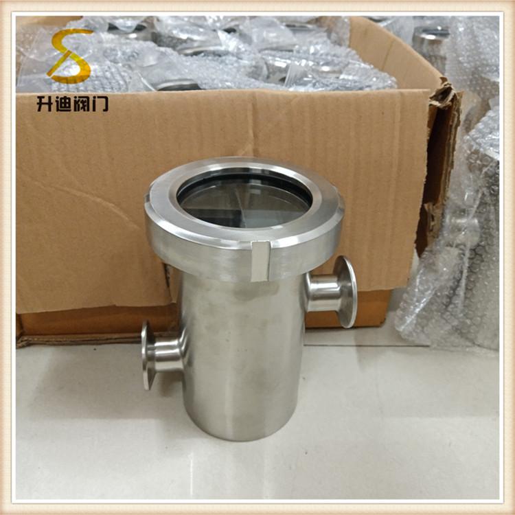 升迪不锈钢空气阻断器装置 卫生级卡箍式管道防倒灌地漏