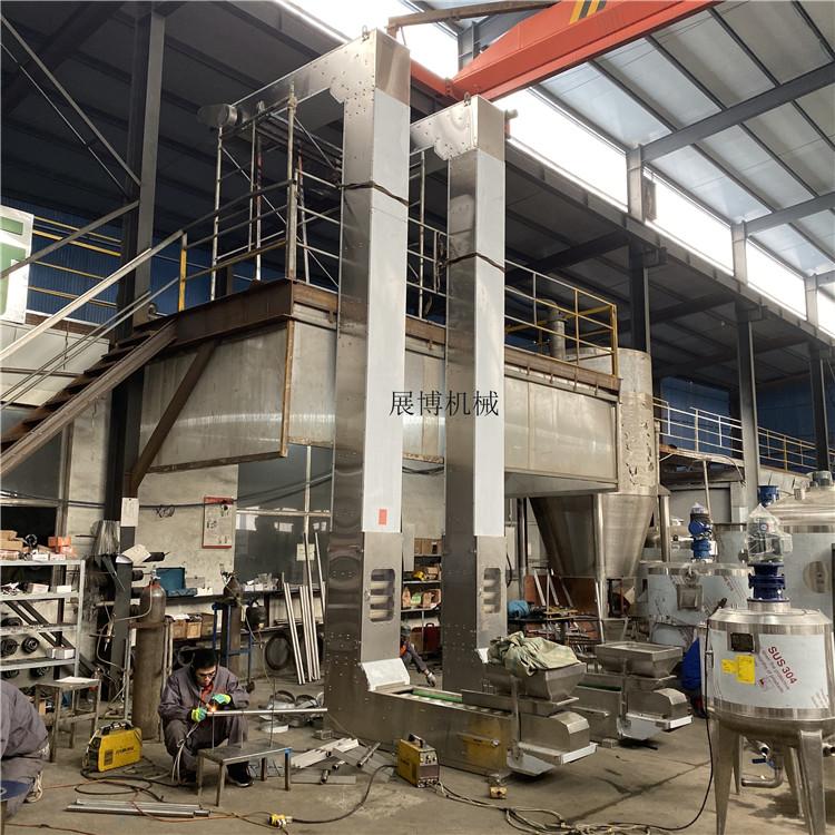 专业定制粉体颗粒密封无扬尘Z型提升机大型链斗式垂直输送机
