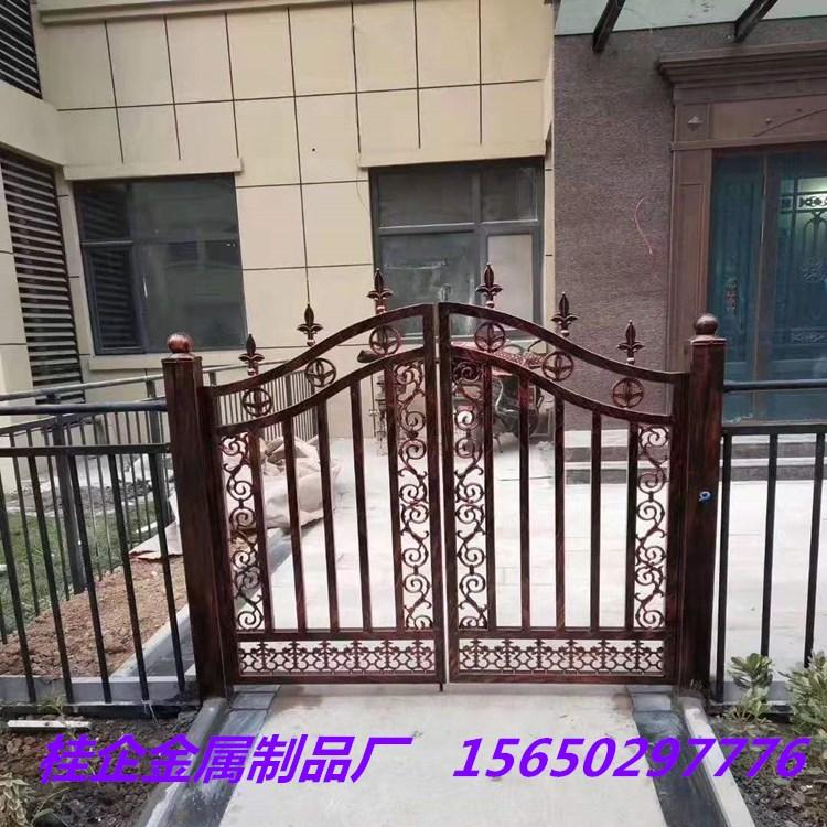 定制铝合金大门护栏别墅庭院门围墙小区高档门护栏