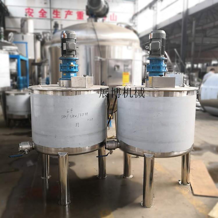 供应100L-500L食品调配罐稀配罐芝麻酱酱料搅拌罐