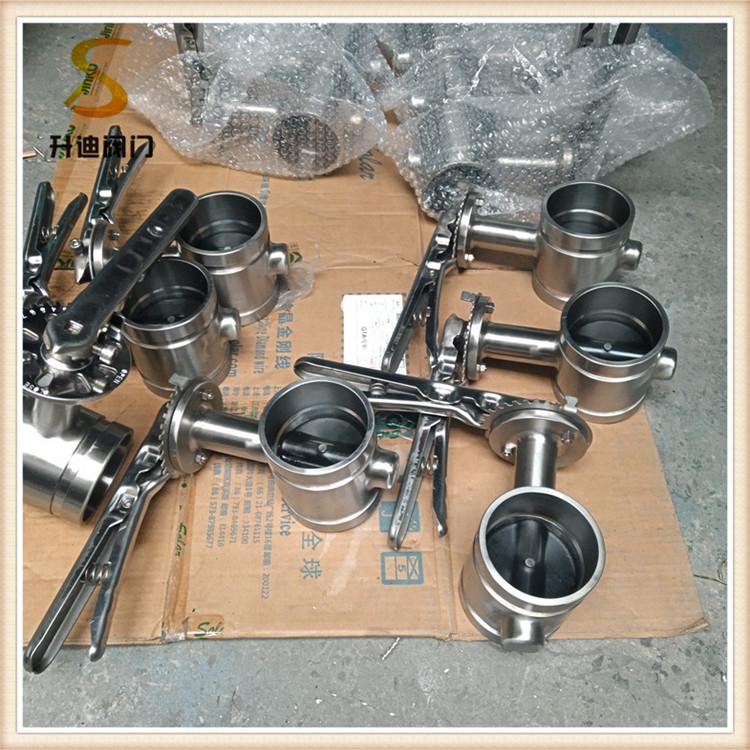 升迪不锈钢沟槽蝶阀 不锈钢消防蝶阀厂家