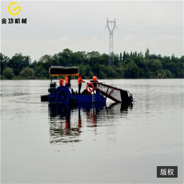 全自动保洁船价格  河道水下割草船 小型半自动割草船