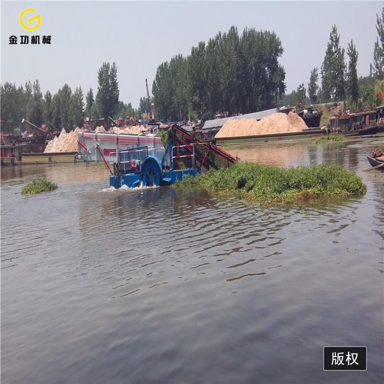 河北廊坊小型割草船 供应多功能保洁船  水葫芦打捞船