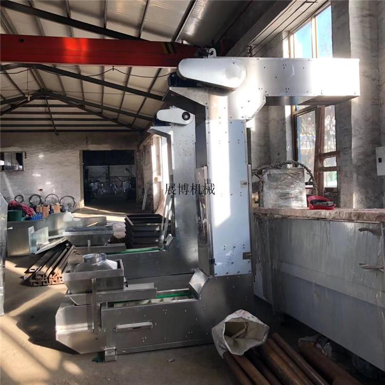 干湿料转斗式提升机化工原料粉剂垂直输送机干果荞麦片Z型上料机