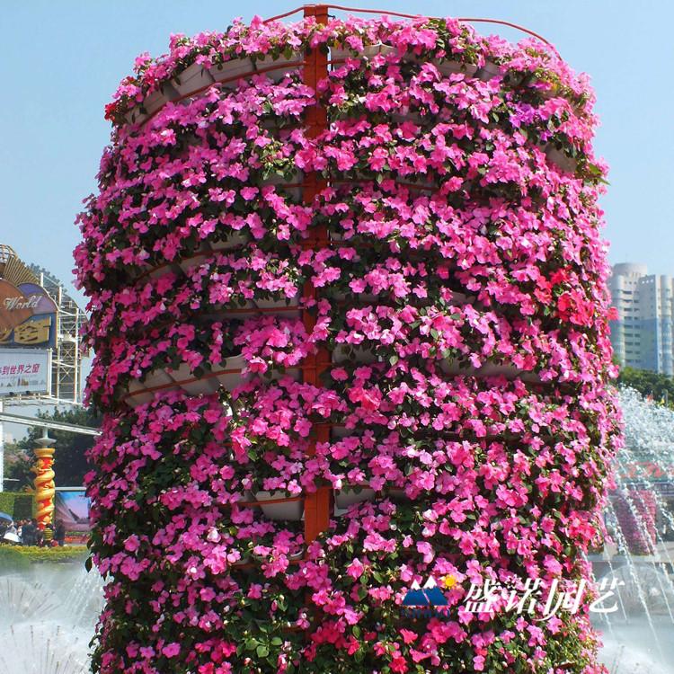 节日 庆典 国庆节 铁艺花柱花球 黑色花球 真花花球  景区公园 街道道路 广场观赏  直销