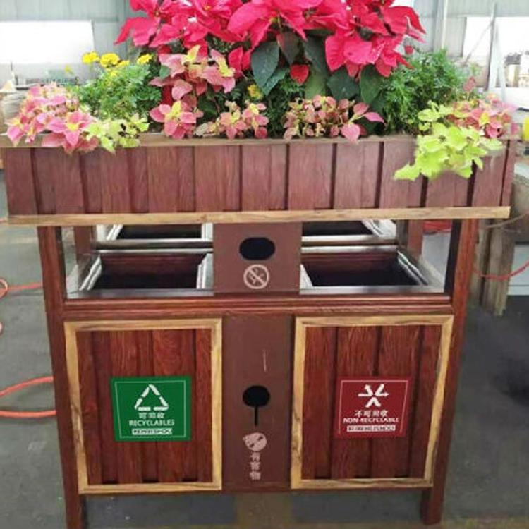 铝合金六边形花箱园艺花箱 花箱花盆 草花花箱  道路花箱立体绿化产品 艺术花器源头厂家