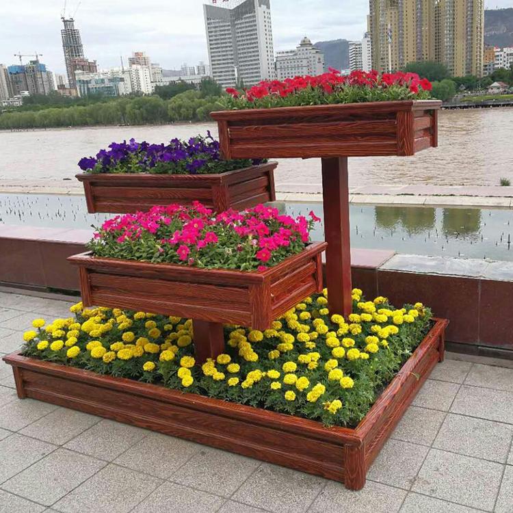 铝合金六边形花箱隔离带花箱 室外花箱 市政花箱护栏桥梁花盆价格