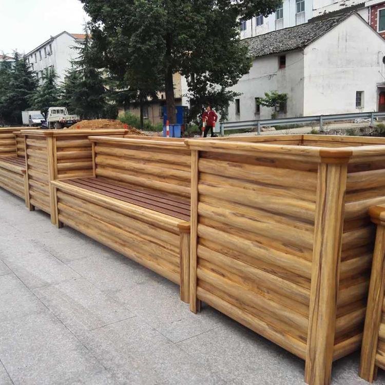 铝合金方形花箱 铝合金长城花箱隔离带花箱 室外花箱 市政花箱立体绿化产品 艺术花器专业制造