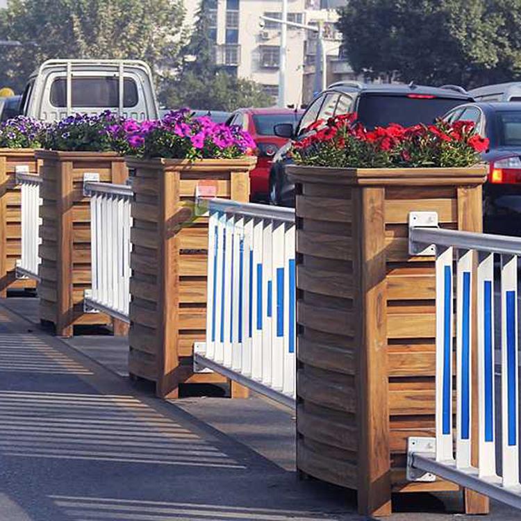 铝合金六边形花箱园艺花箱 花箱花盆 草花花箱  道路花箱立体绿化产品 艺术花器价格