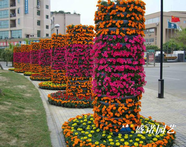 现货 花柱花盆 工程花柱 半圆花柱花盆 绿化 园林工程 市政工程 桥梁工程 批发厂家