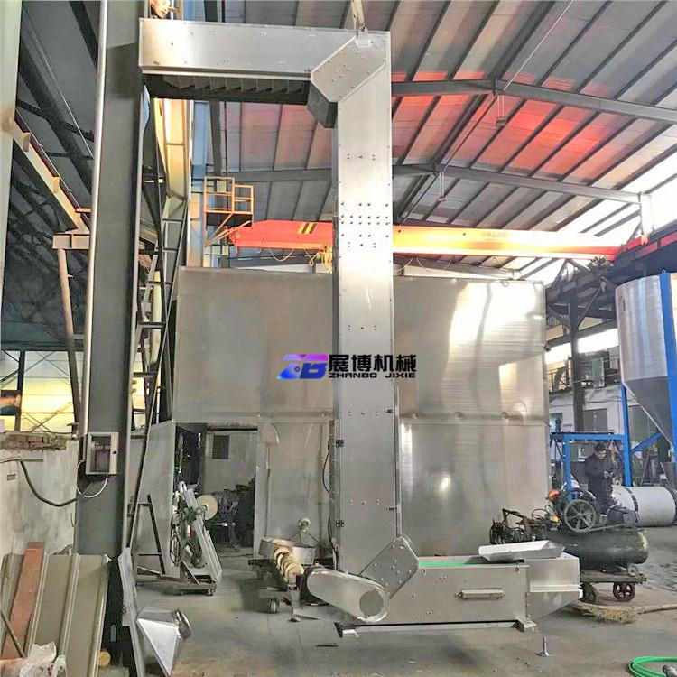 1.8升不锈钢斗式提升机黑小米包装机配套提升机零破碎Z型输送机
