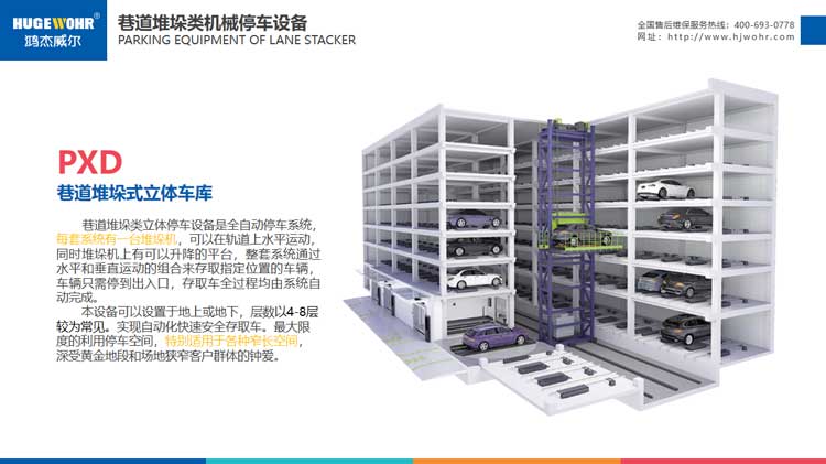 立体停车库,安徽鸿杰威尔,PXD巷道堆垛式立体车库,厂家直销