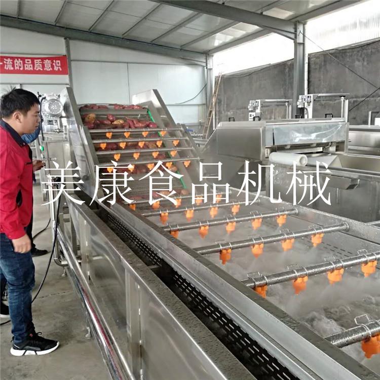 600型工厂用速冻白笋段加工生产线做速冻蔬菜用的机器价格
