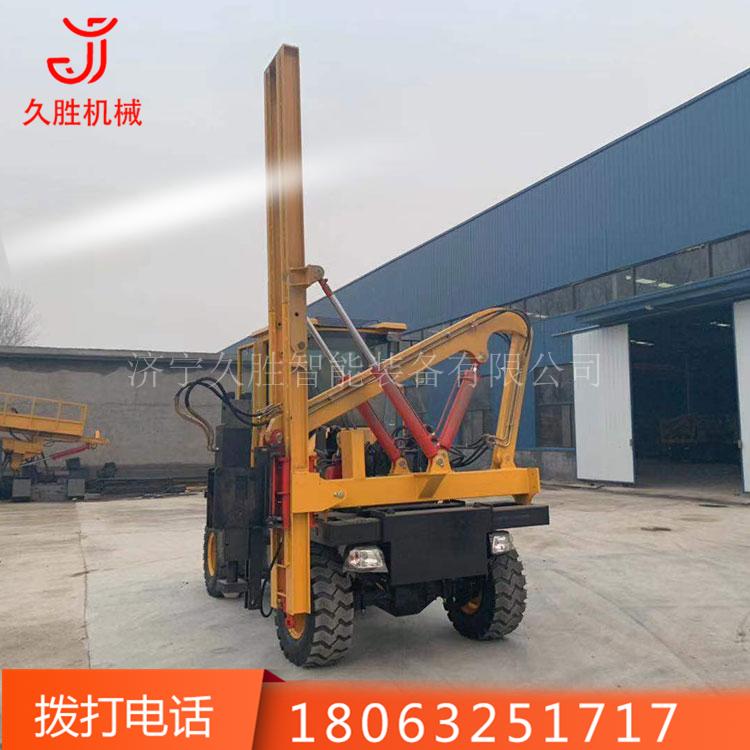 新款多功能打桩机 公路护栏打桩机源头厂家 装载式打桩打拔钻一体机价格