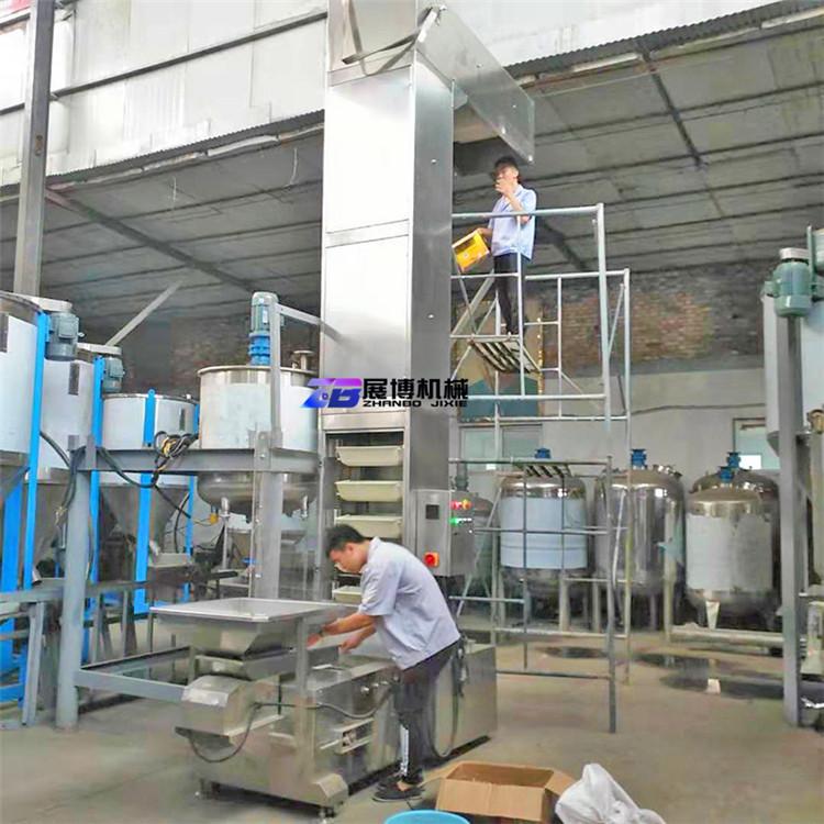 氯化钙多点供料提升机柔和输送物料无破损Z型上料机非标定制高度