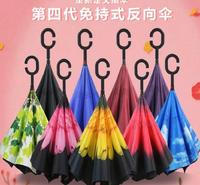 双层雨伞创意防晒<em>防</em>紫外线遮阳伞全自动伞折叠高尔夫广告伞定制logo