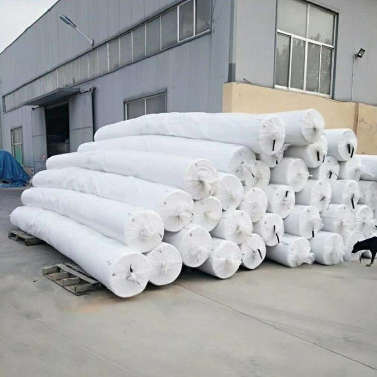 厂家直销现货复合土工布定制短丝防渗复合土工布可定制