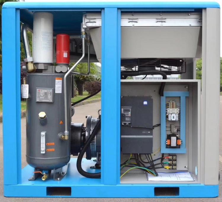 深圳平湖厂家直销红五环空压机 37KW-50HP静音螺杆式空压机