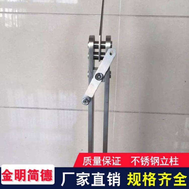 可批发现货销售不锈钢栏杆支撑立柱防撞护栏高护栏立柱
