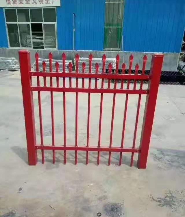 厂家直销小区锌钢围墙护栏_庭院锌钢防护围栏_厂房隔离锌钢围墙栅栏