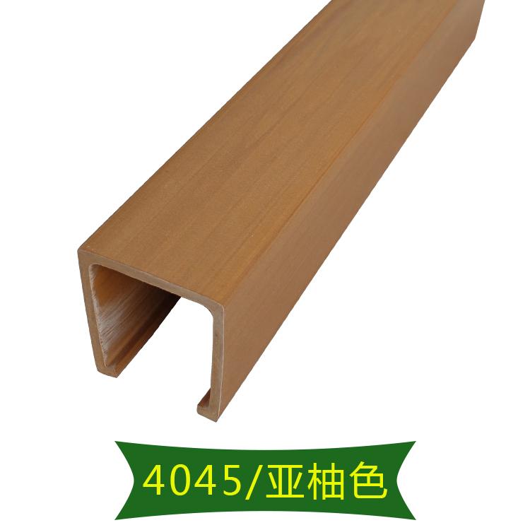 实力厂家 生态木方通 隔断吊顶天花假梁背景墙玄关绿可木方管立柱