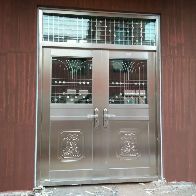 泰安不锈钢楼宇门不锈钢进户门单元门楼宇门厂家供应