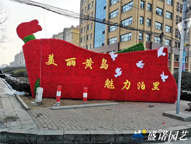 五色草绿雕造型 设计新颖 采购厂家
