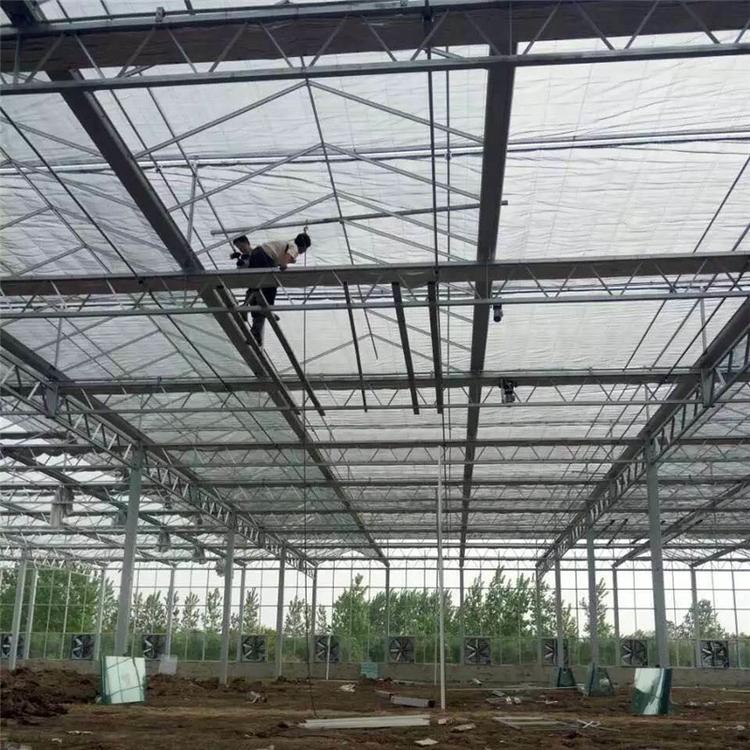 智能玻璃温室建造方案 小型玻璃温室安装江苏智能玻璃温室