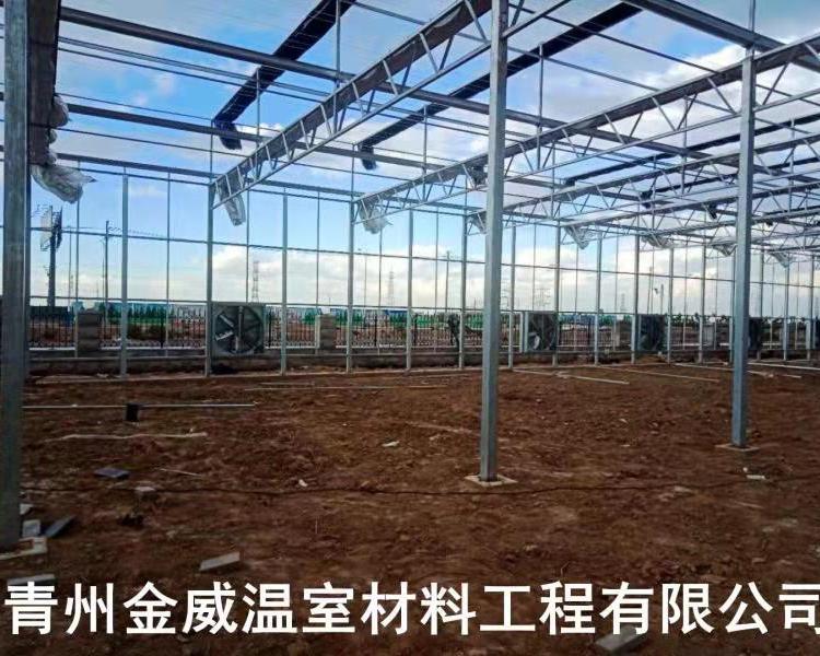 山西玻璃温室 金威小型玻璃温室安装 建设安装温室种植大棚
