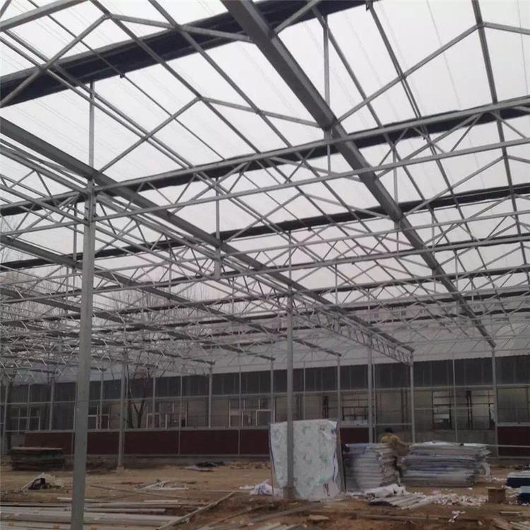 养猪大棚建设材料  猪舍建造材料厂 厂家直销温室骨架 温室大棚骨架材质