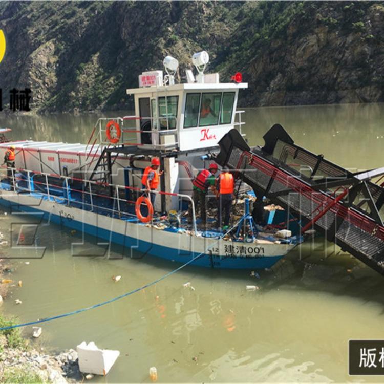 山东清漂船  湖面清洁船  垃圾打捞船
