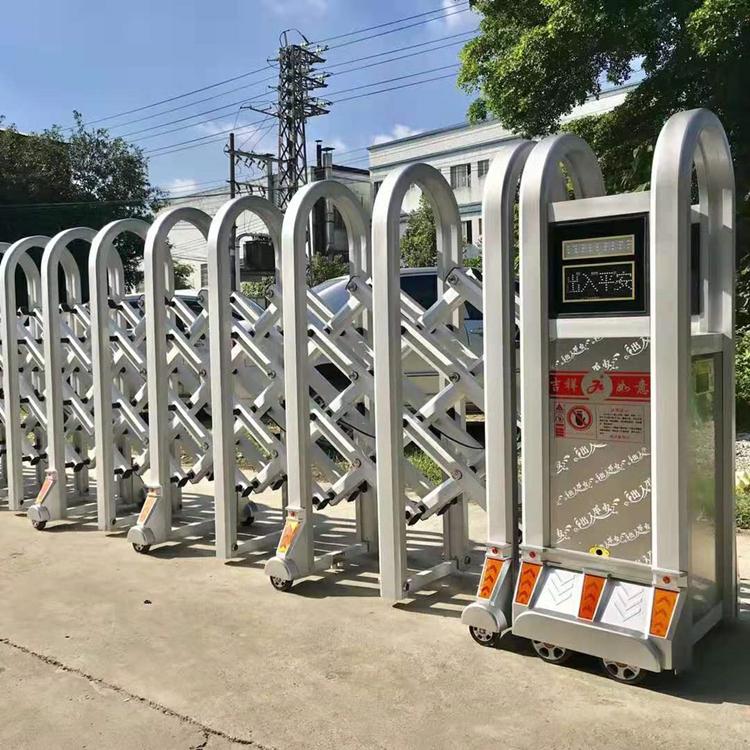 合肥不锈钢伸缩门 铝合金伸缩门 智能电动伸缩门
