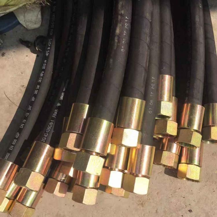加工生产高压油管 钢丝编织高压工程机械橡胶管油管