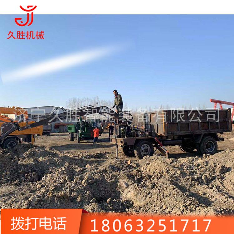 园林移树随车挖吊一体机 殡葬专用挖吊一体机 轮式随车挖吊一体机