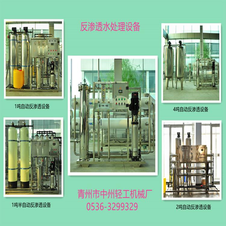 反渗透纯水处理设备1-50吨纯净水设备定制 青州水处理设备