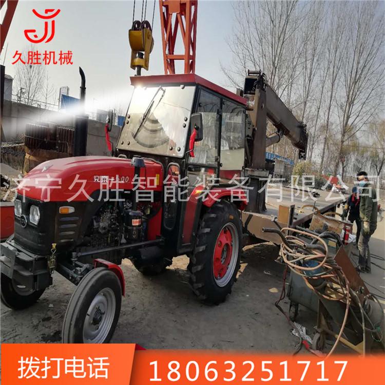 生产拖拉机牵引平板随车吊集装箱房楼板移树平板吊车起重机