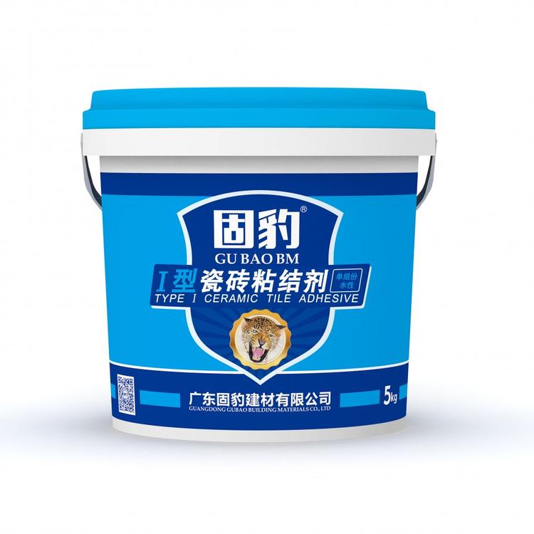 固豹背胶 一型瓷砖粘结剂5kg 瓷砖背胶大理石背胶单组分 背涂胶 玻化砖背胶 瓷砖粘合剂