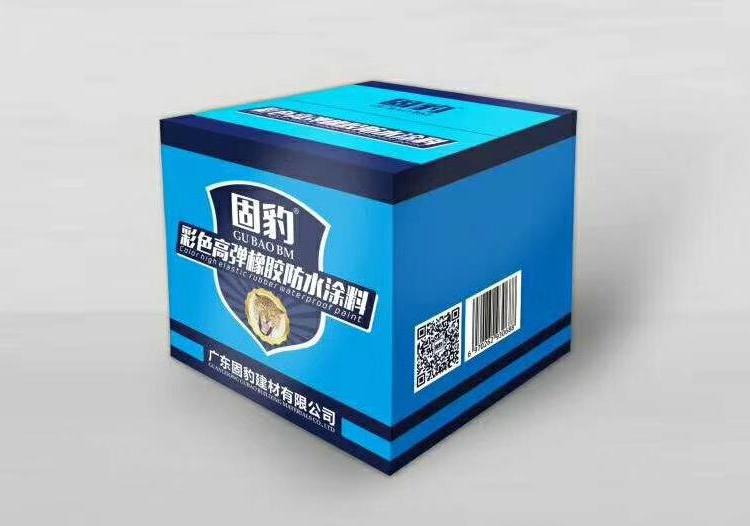 固豹防水 彩色高弹橡胶防水涂料1kg 适用于天沟 伸缩缝  阴阳角处 天面裂缝修补 管口代替堵漏王 防水补漏剂 广东固豹建材有限公司出品