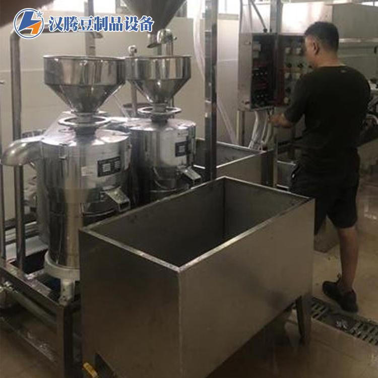 豆腐三连磨山东厂家 做豆腐的设备三连磨价格  两连磨浆机组定制