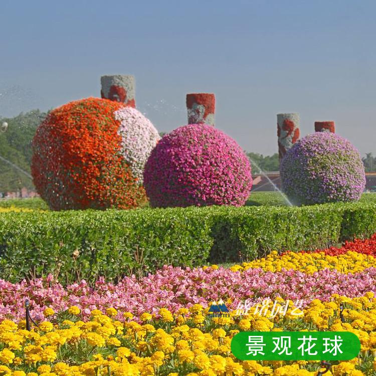 景观立体花球 花球 花柱 立体花球 造型景观 园艺花球 采购厂家