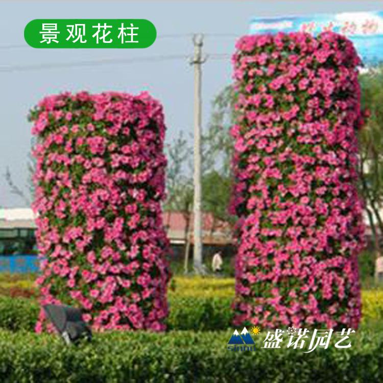 景观立体花塔 心形拱门 花树 铁艺花柱花球 黑色花球 真花花球 价格
