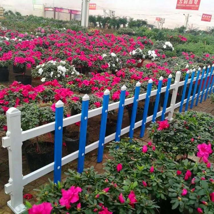 PVC塑钢绿化护栏_绿化工程园林草坪护栏_花池围栏质量保证
