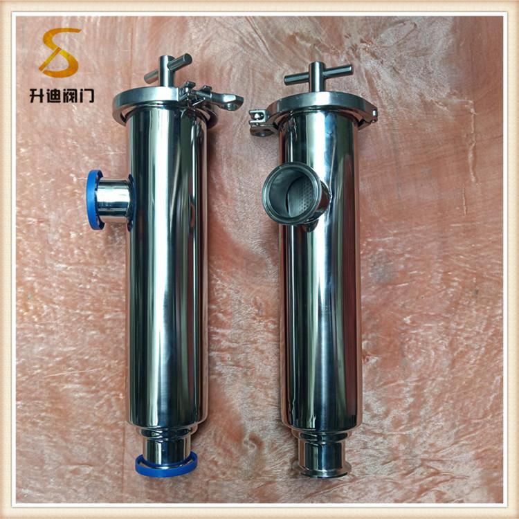 升迪卫生级过滤器 快装式不锈钢直角过滤器