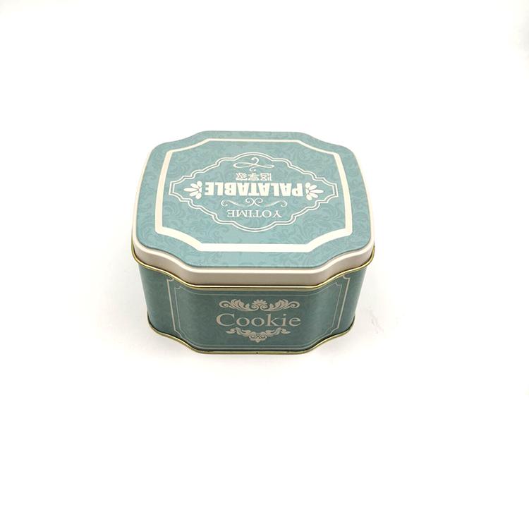 马口铁异形铁盒 多边型铁盒 饼干盒 手工糖包装铁盒定制