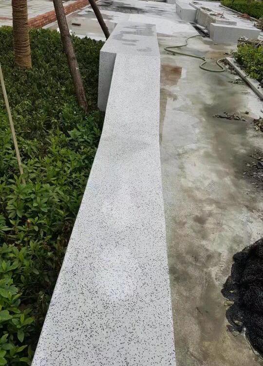 现浇园艺系列耐石固成都做水磨石施工产品保障杭州无机防滑水磨石地板砖厂家批发