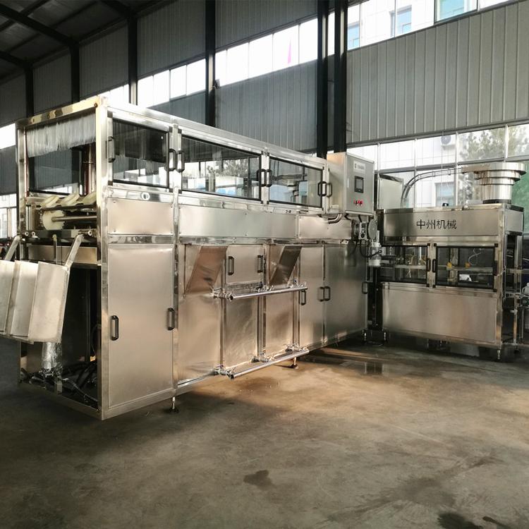 自动灌装设备大桶灌装机 450-1200桶装纯净水灌装包装设备生产线