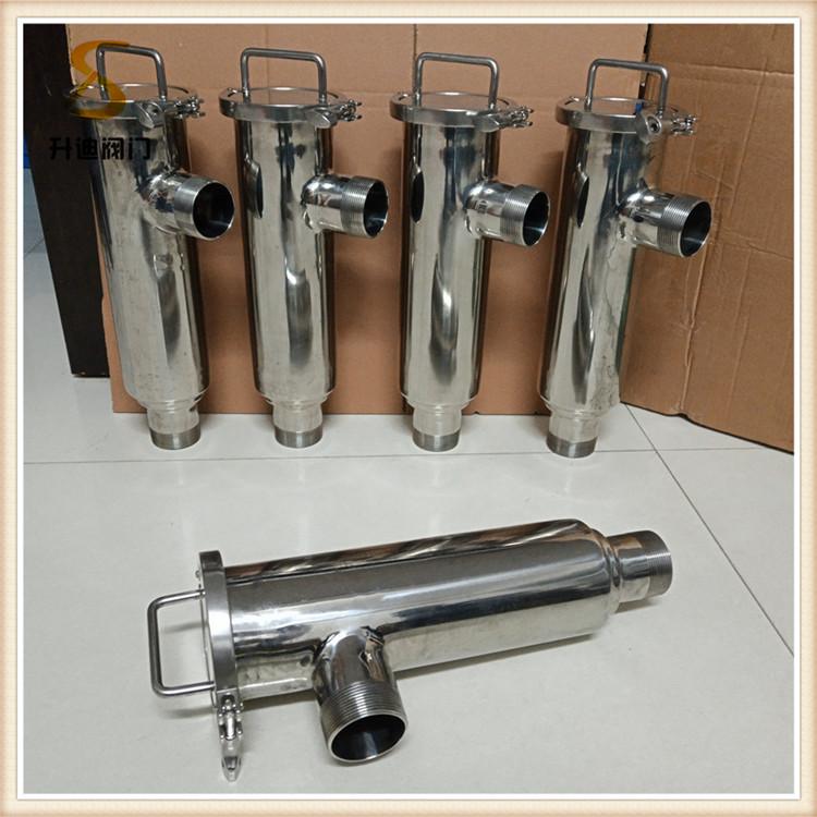升迪不锈钢直角过滤器 卫生级螺纹过滤器