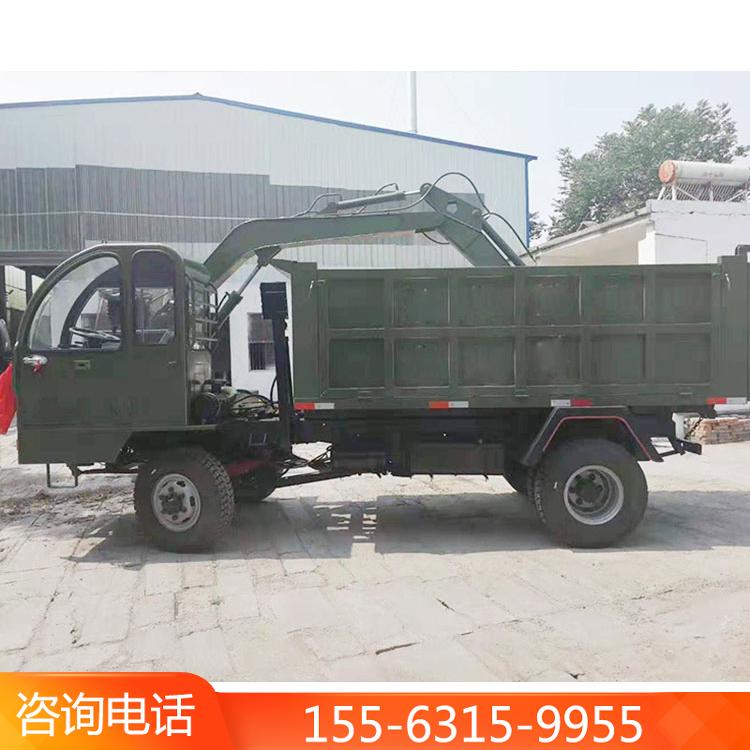 四驱随车挖 8吨农用随车挖 挖运一体机 久胜机械