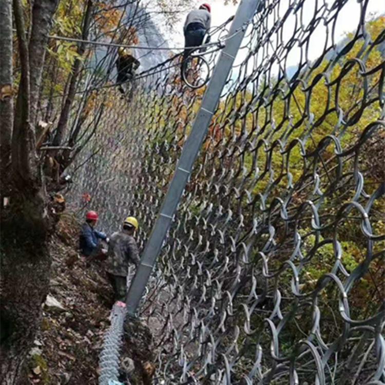 边坡防护网厂家鹏信直销边坡防护网主动柔性边坡防护网