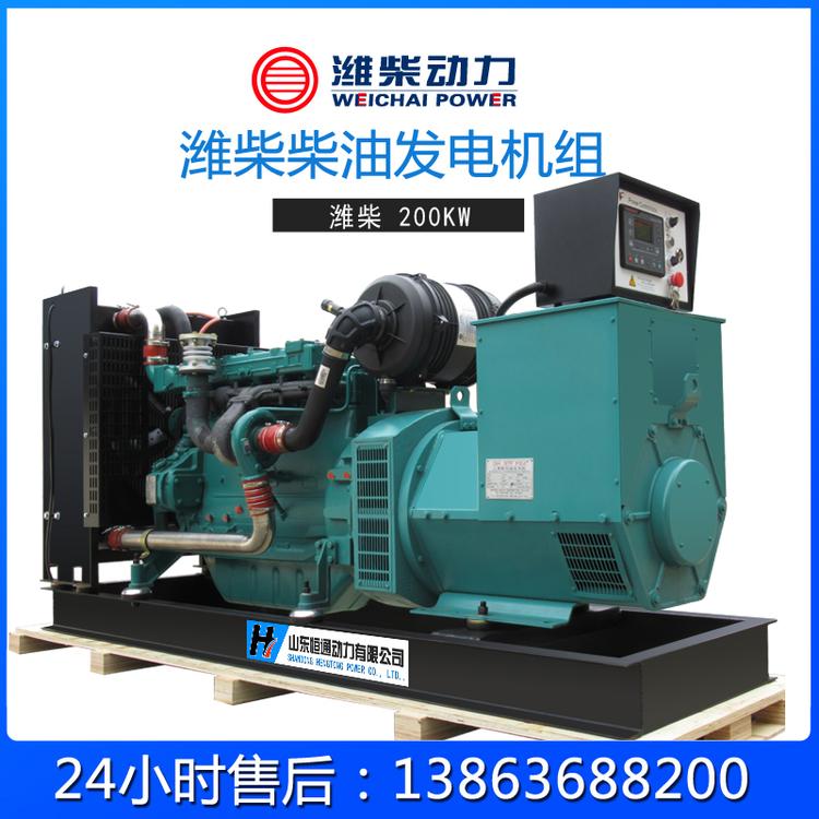 潍柴200kw发电机组 柴油机生产厂家